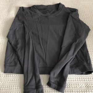 Lululemon crop sweat shirt